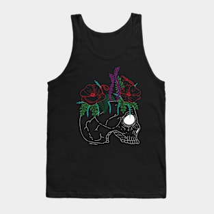 Flower Skull Tank Top